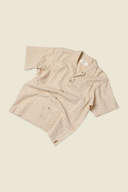 Coastal Sucker Overshirt- Warm Sand