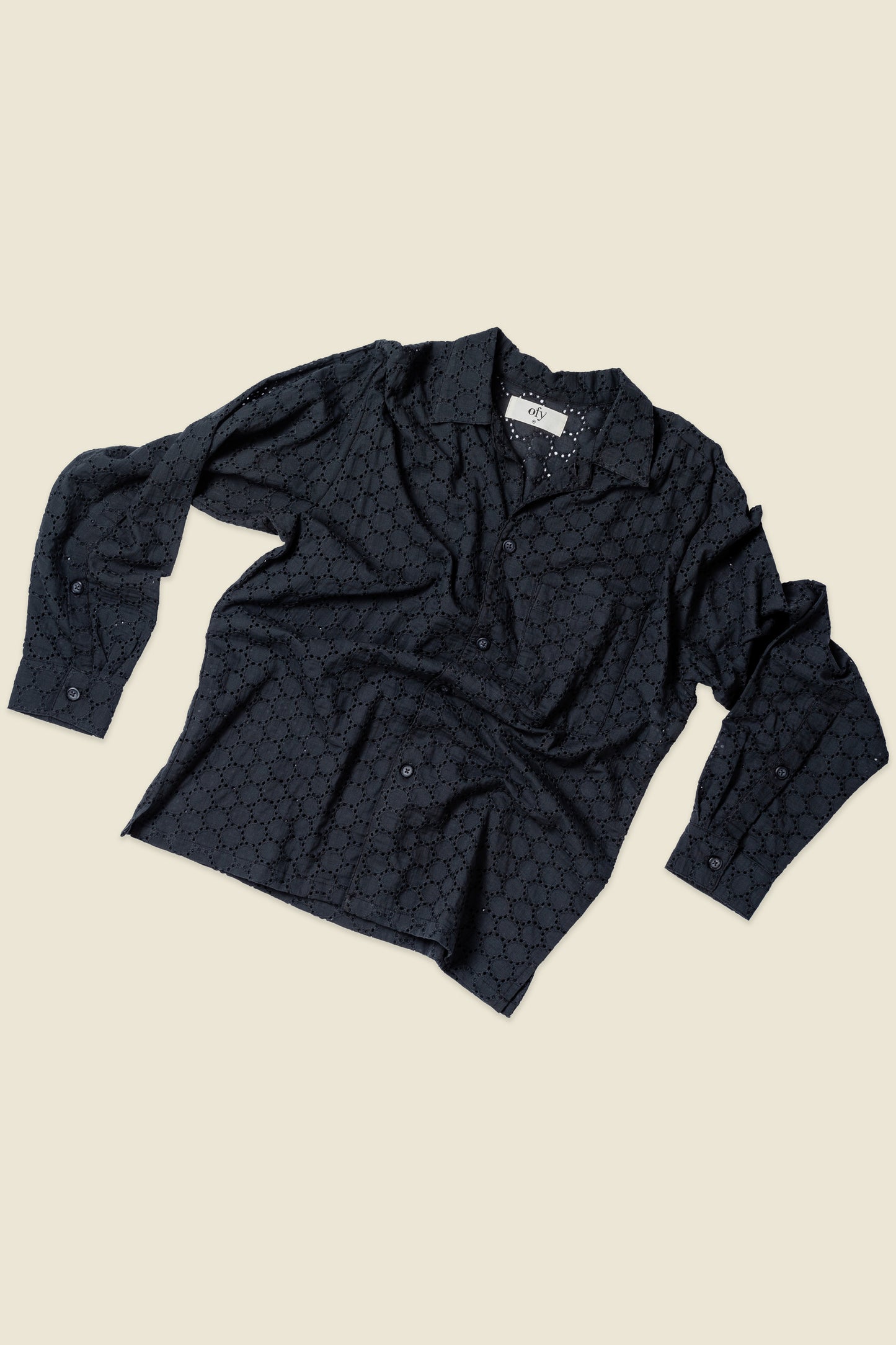 Blooming Lace L/S - Black Sand