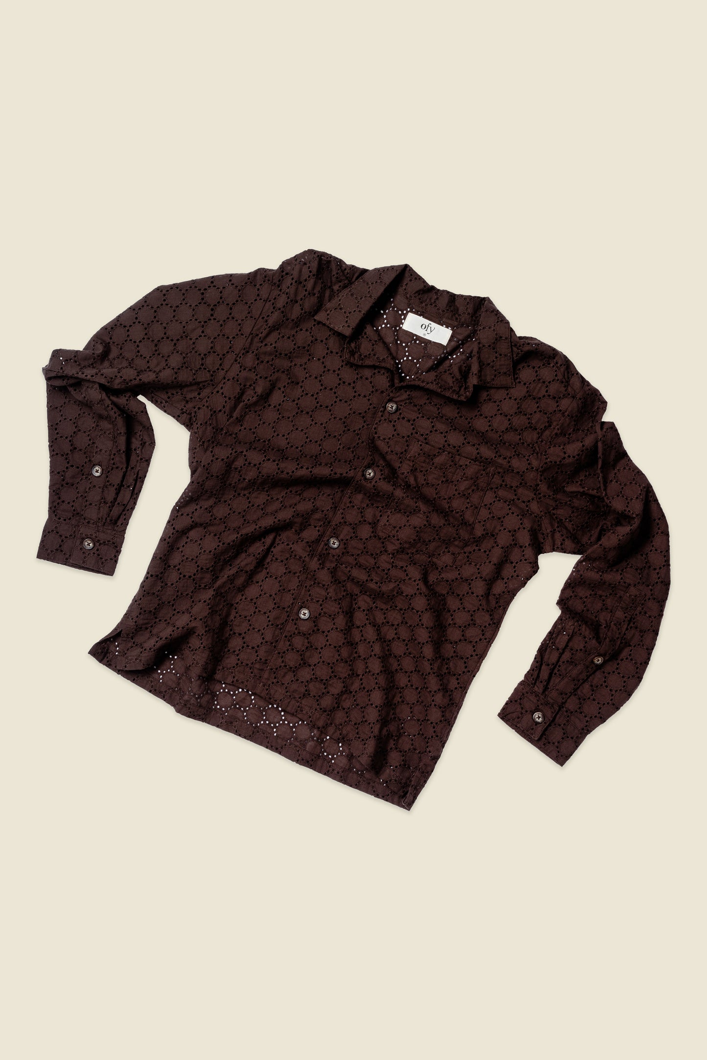 Blooming Lace L/S - Hot Fudge