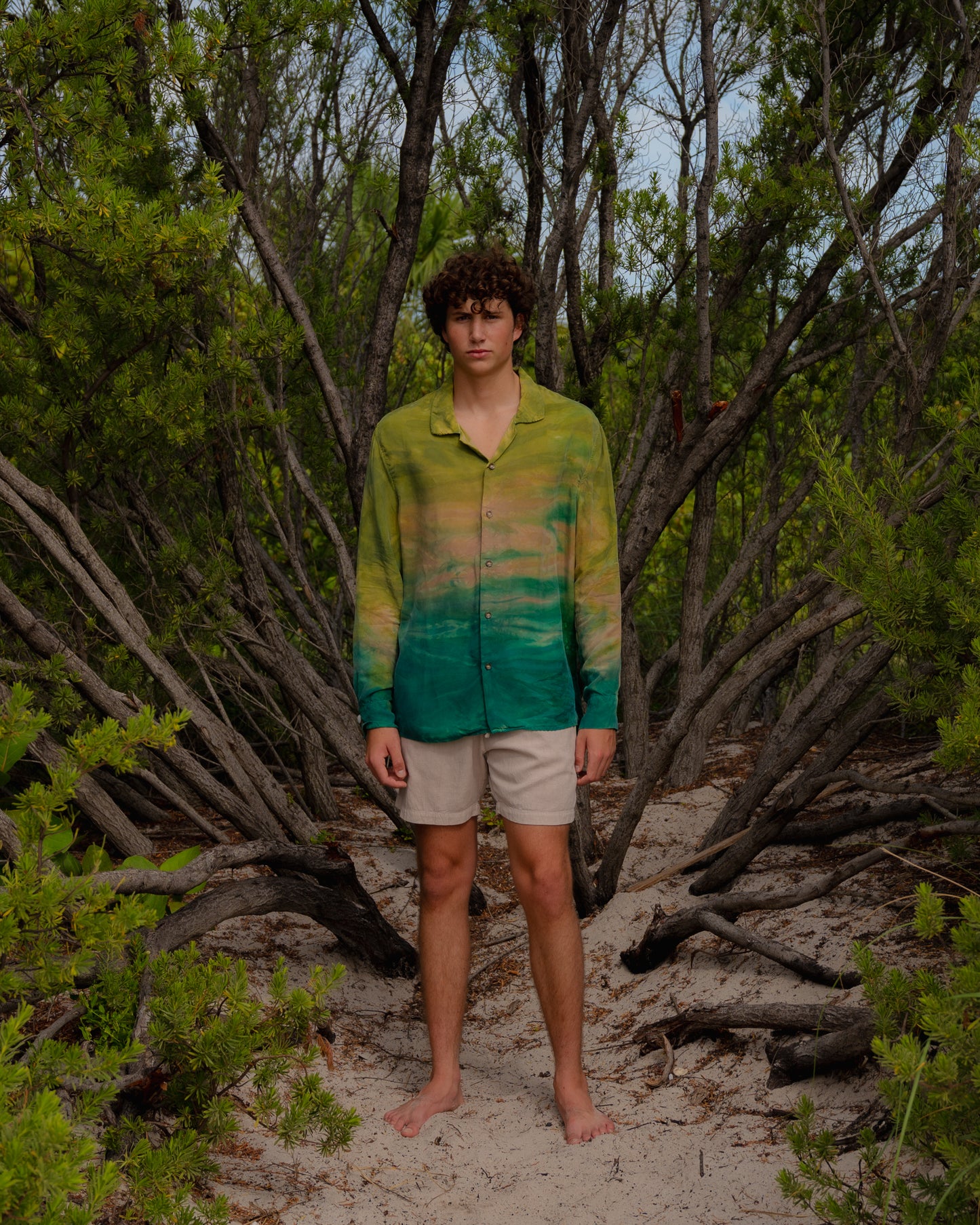 Iggy L/S Shirt - Island Palm