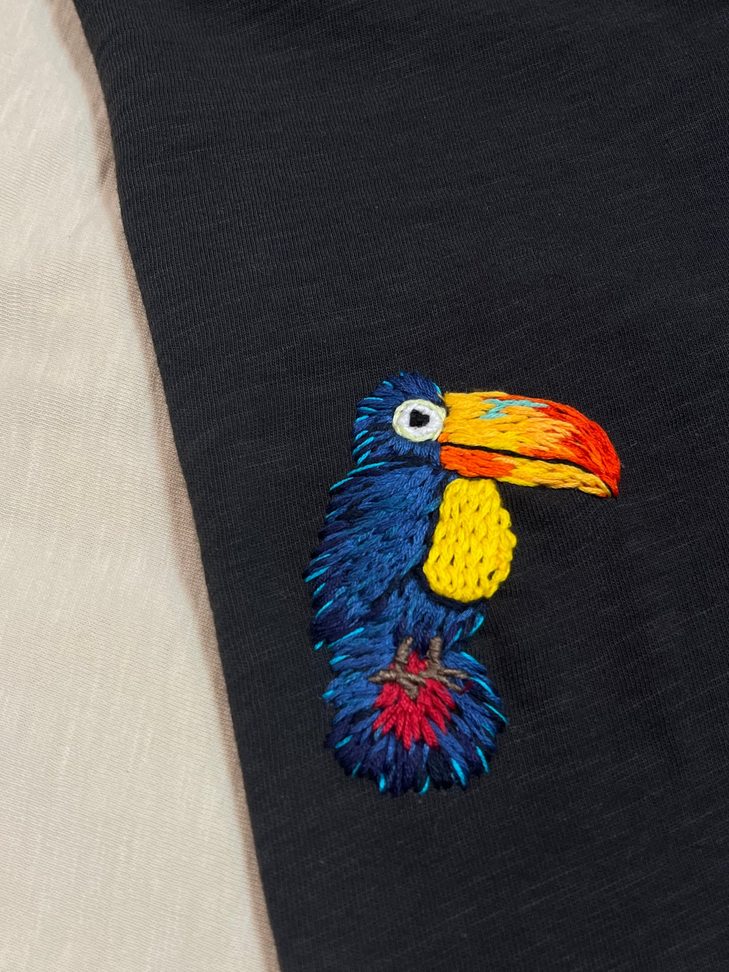 Embroidered Journey Tee - Toucan 2.0