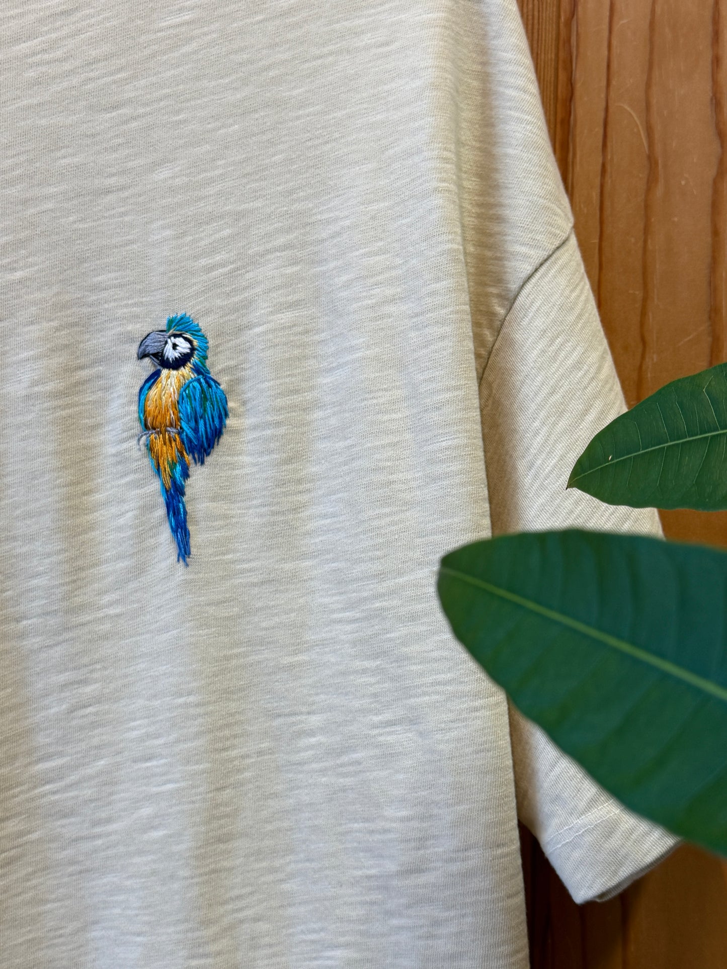 Journey Tee - Blue + Yellow Macaw II