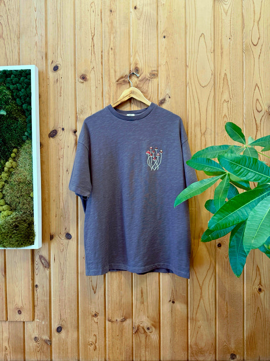 Journey Tee Brown- Rasta Fungi