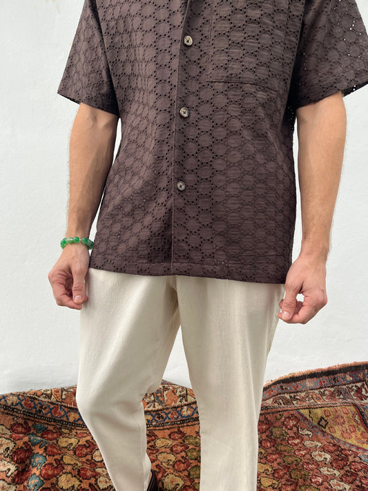 Blooming Lace S/S - Cacao