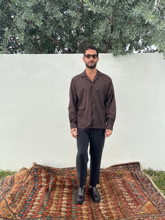 Blooming Lace L/S - Cacao