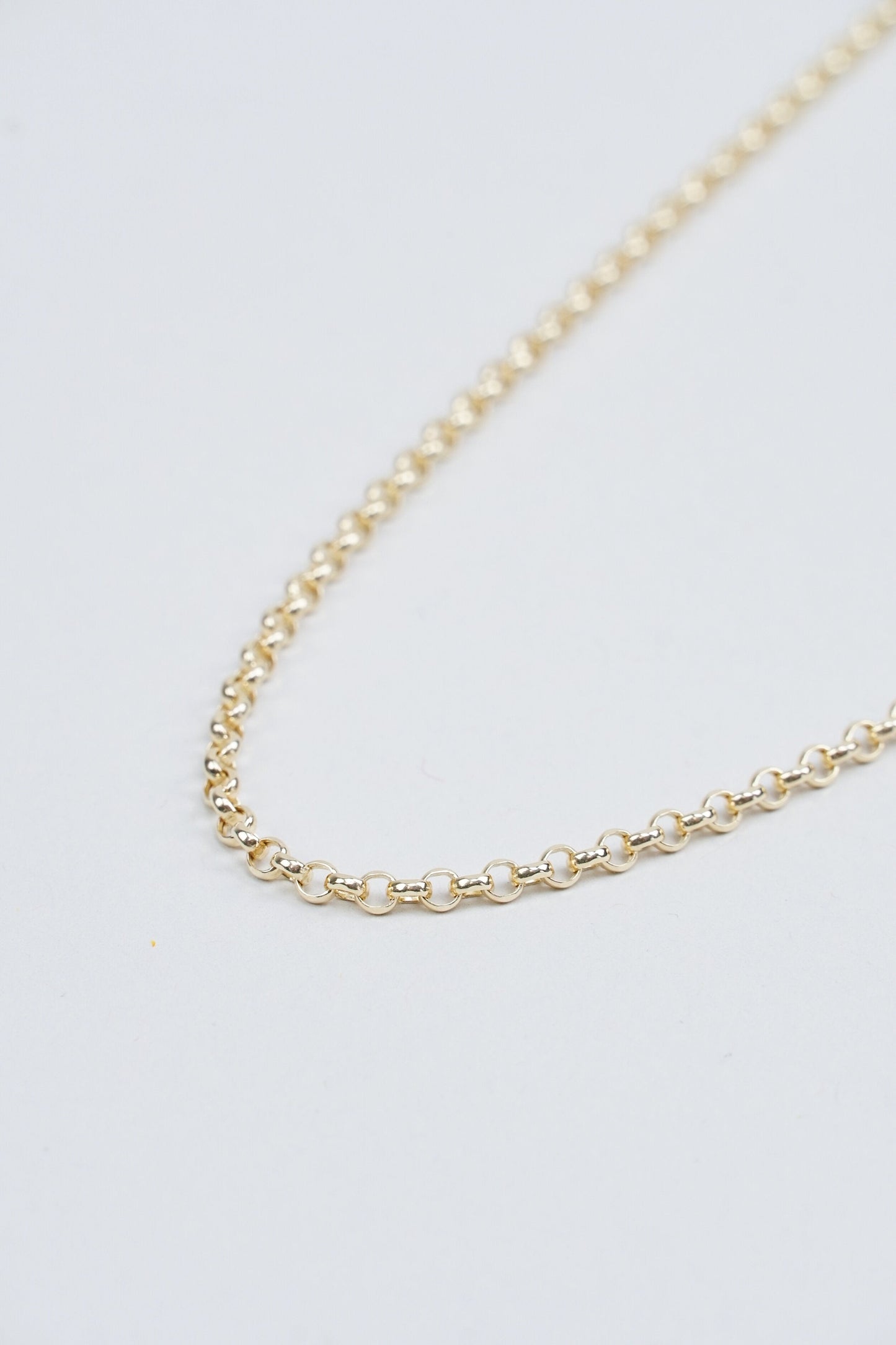 18" S Rolo Necklace - Yellow Gold