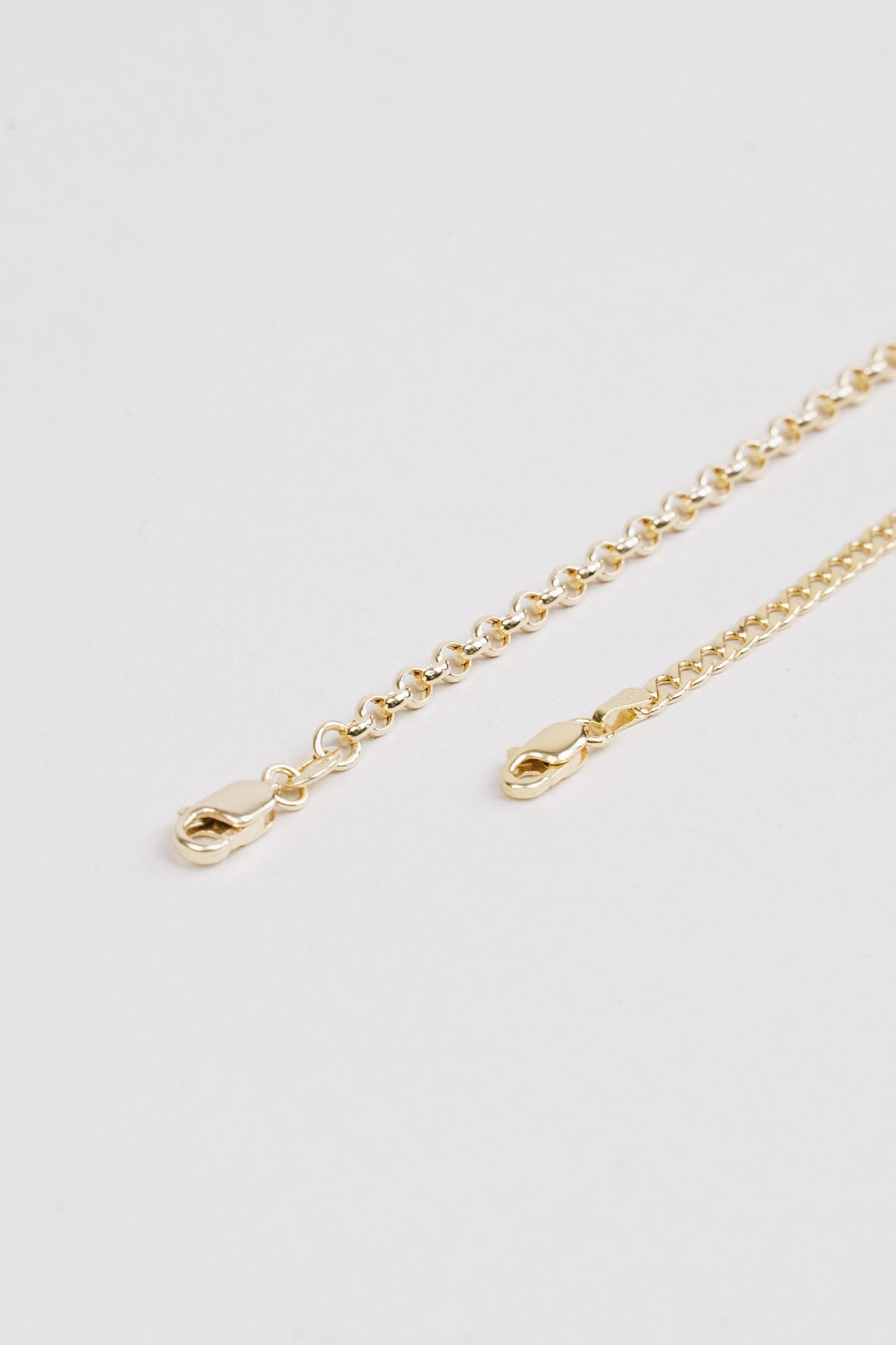 18" S Rolo Necklace - Yellow Gold