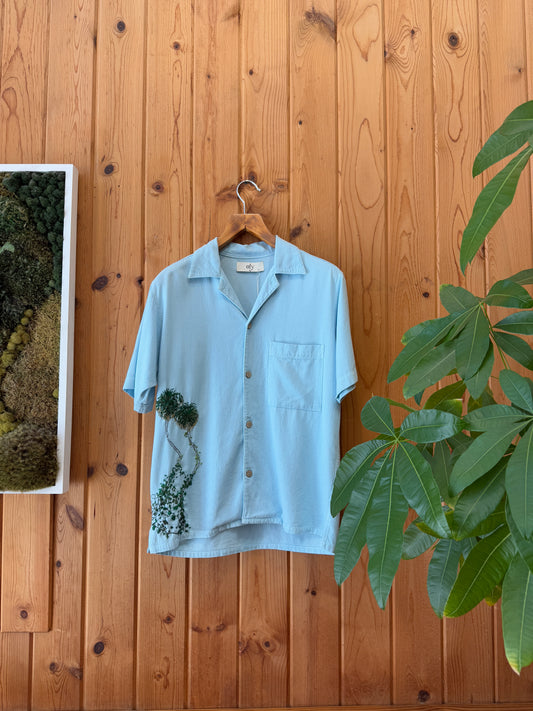 Crinkle S/S - Leafy Palm III