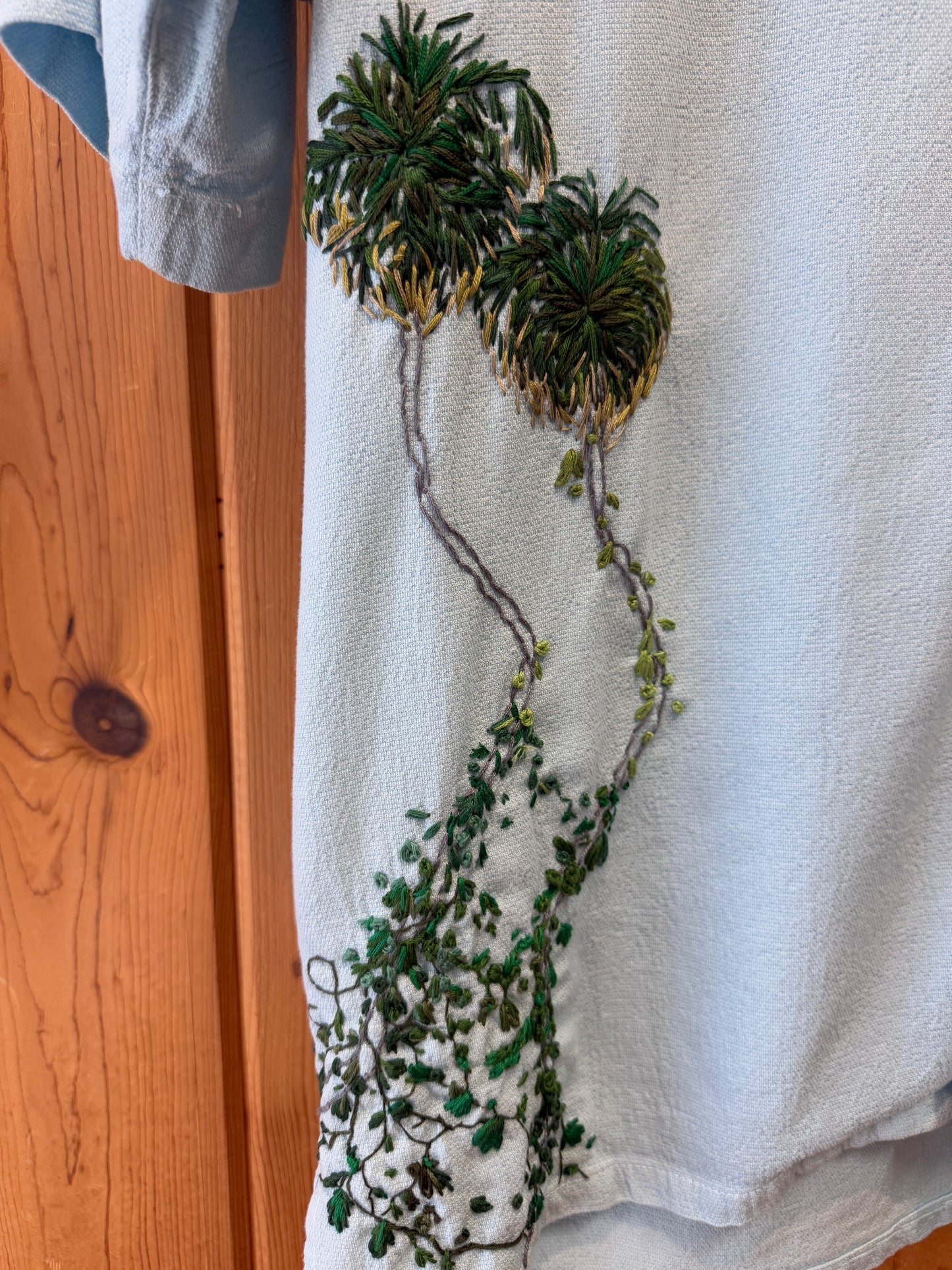 Crinkle S/S - Leafy Palm III