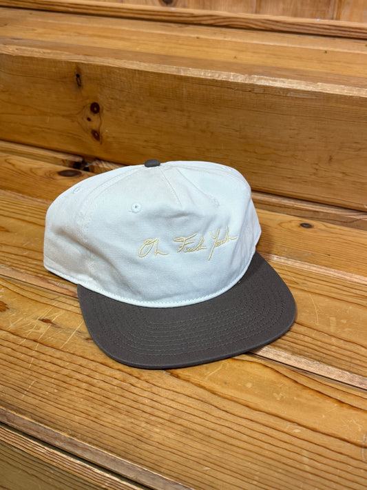 Signature Snapback- Brown/Banana
