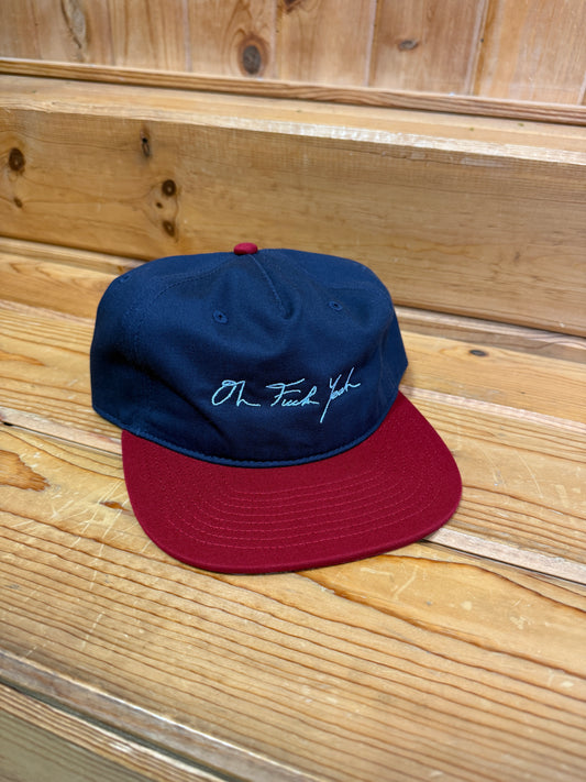 Signature Snapback- BlueRed/Baby Blue