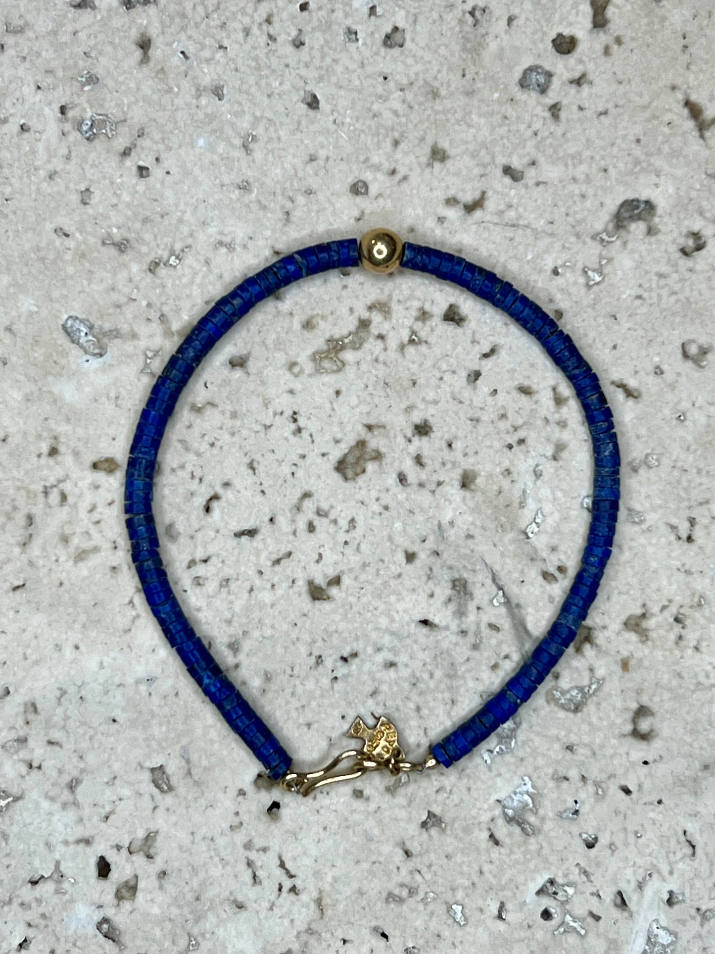 Lapis Gold Bracelet