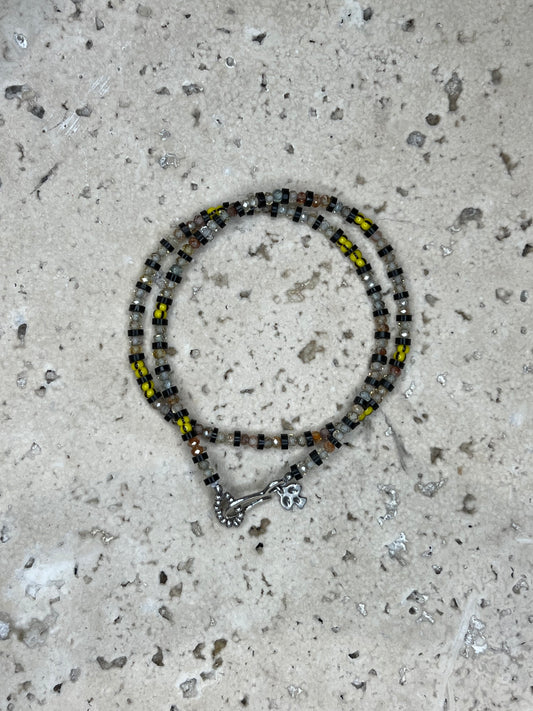 Onyx Quartz Wrap Bracelet