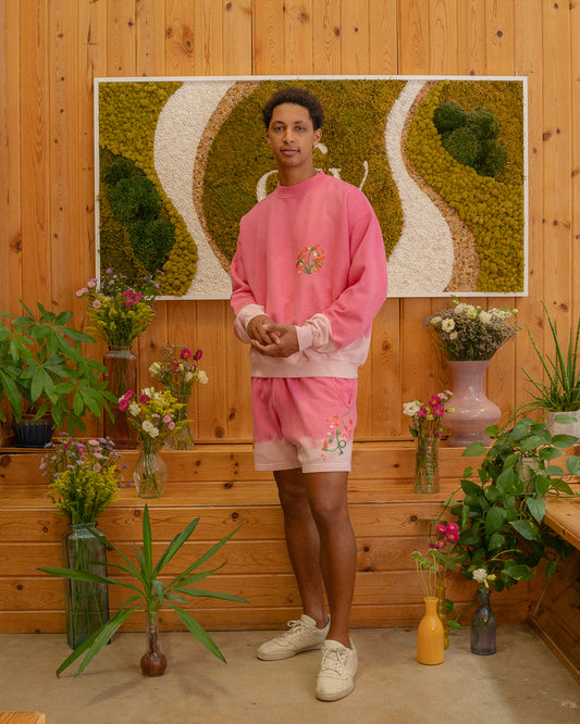 Journey Short - Magenta Floral