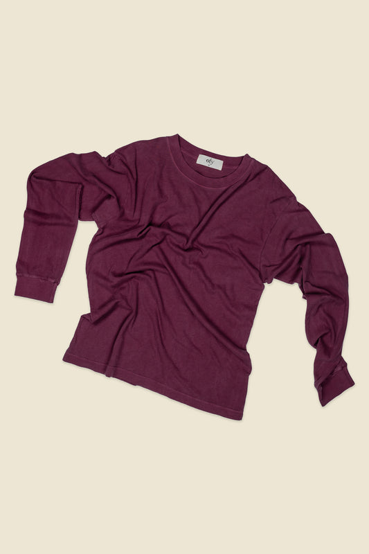 Essential L/S - New Maroon