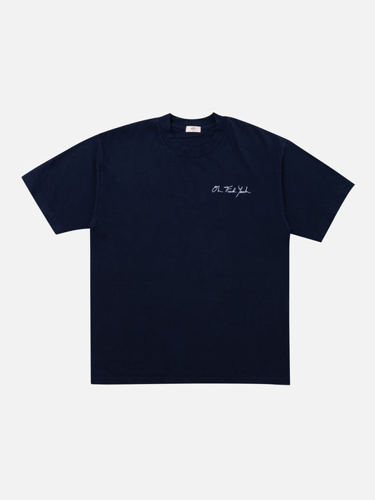 Classic Signature Tee - Navy