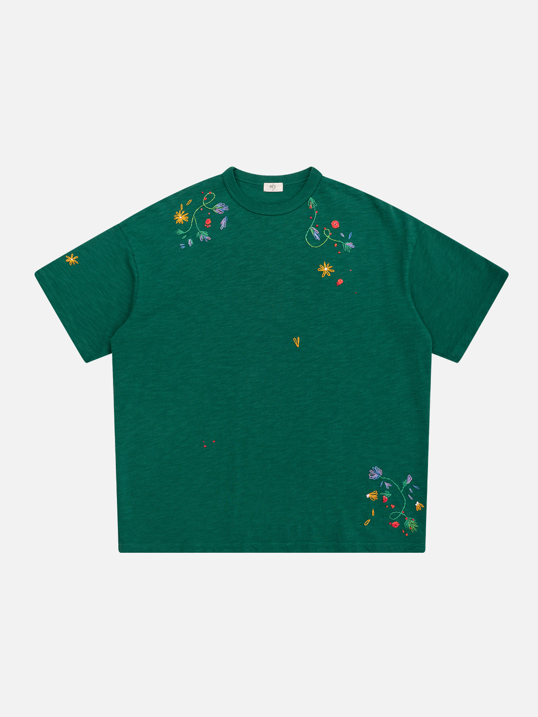 Journey Tee - Green Floral