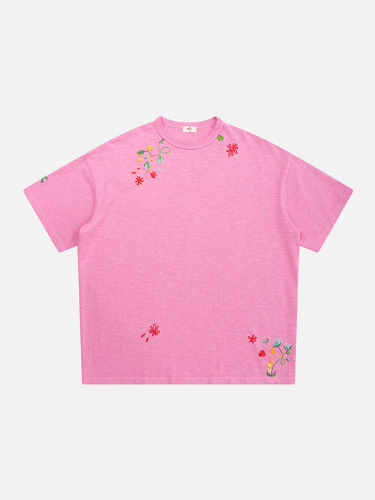 Journey Tee - Pink Floral