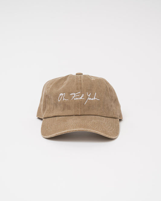 Signature Hat - Stonewash Tan