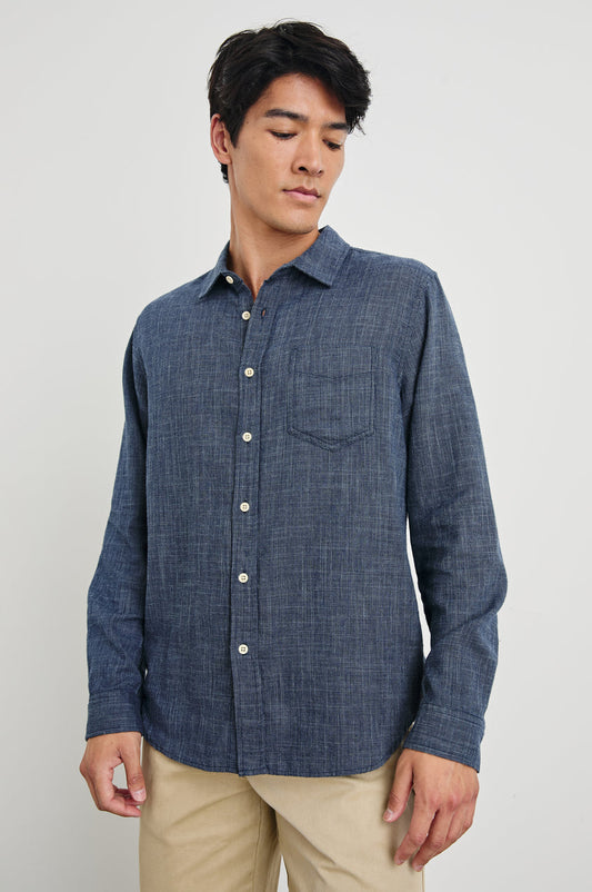 Wyatt Relaxed - Navy Etch