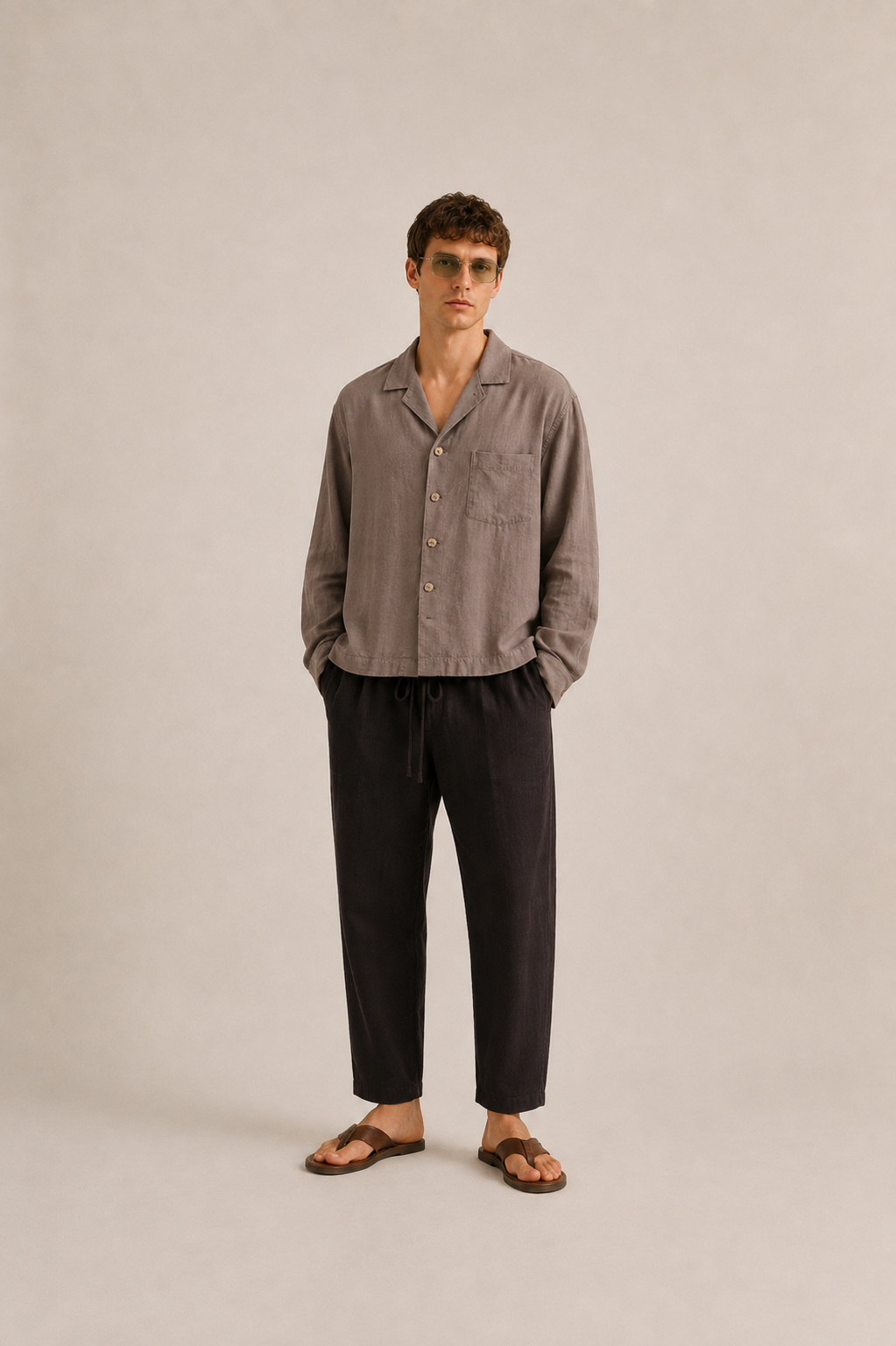 Horizon Crinkle Pant - Holy Wood