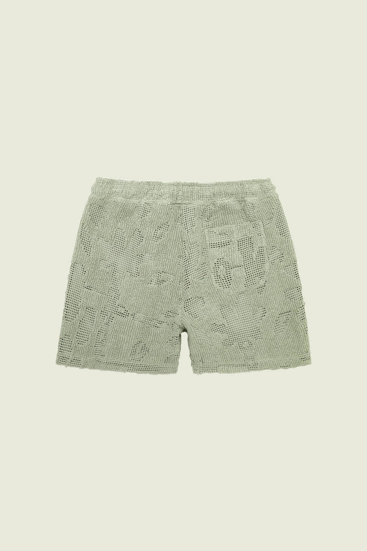 Galbanum Crochet Shorts