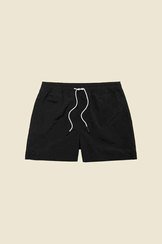 Black Nylon Swim