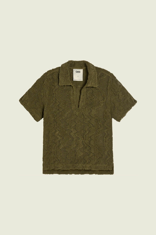 Pine Verve Jaffa Crochet Shirt