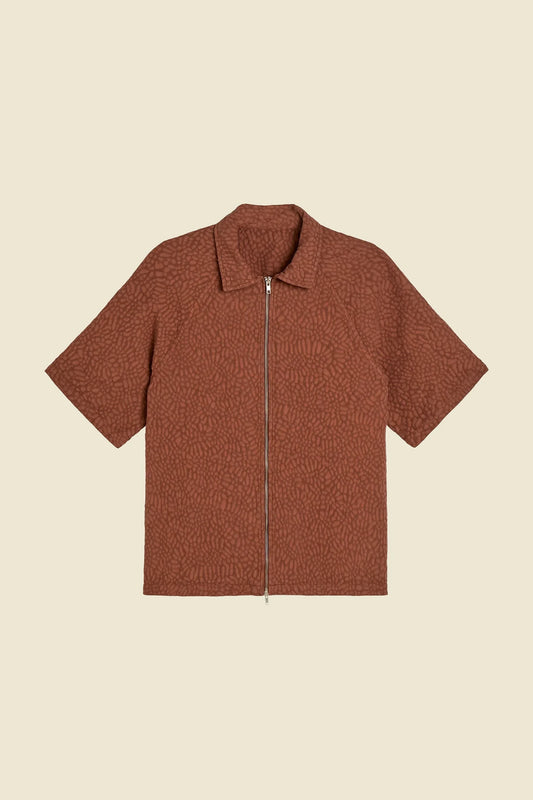 TERRACOTTA TURLEO ZACK SHIRT