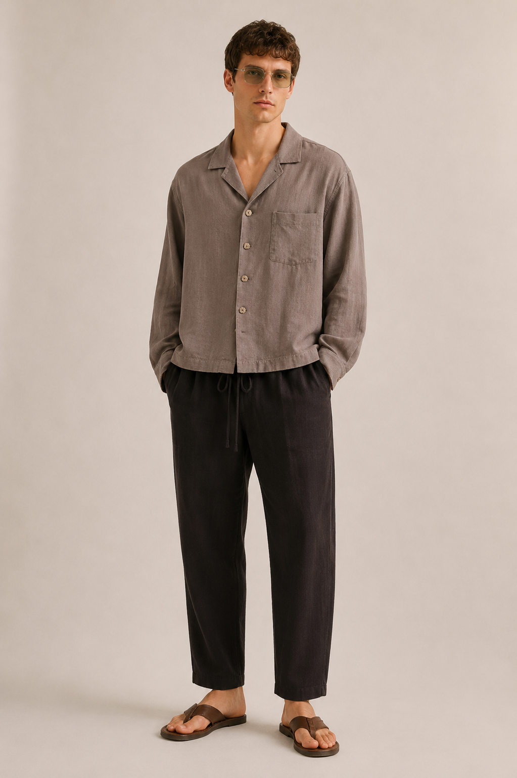 Horizon Crinkle Pant - Holy Wood