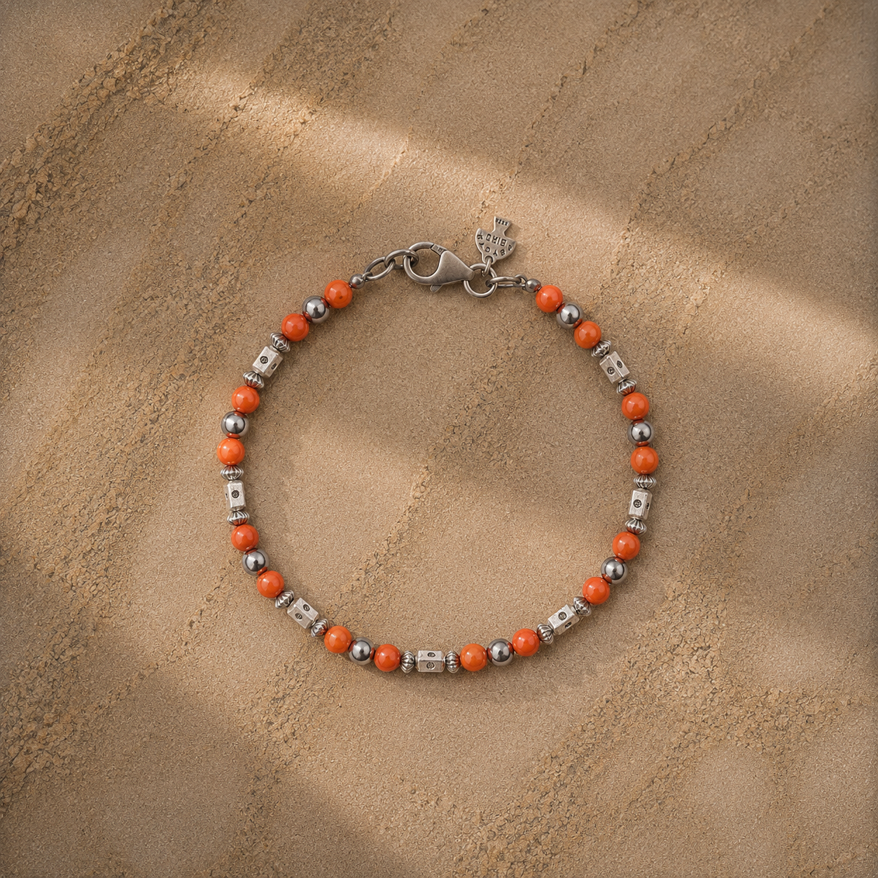 Collins Bracelet - Coral