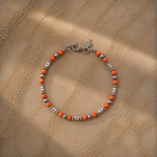 Collins Bracelet - Coral
