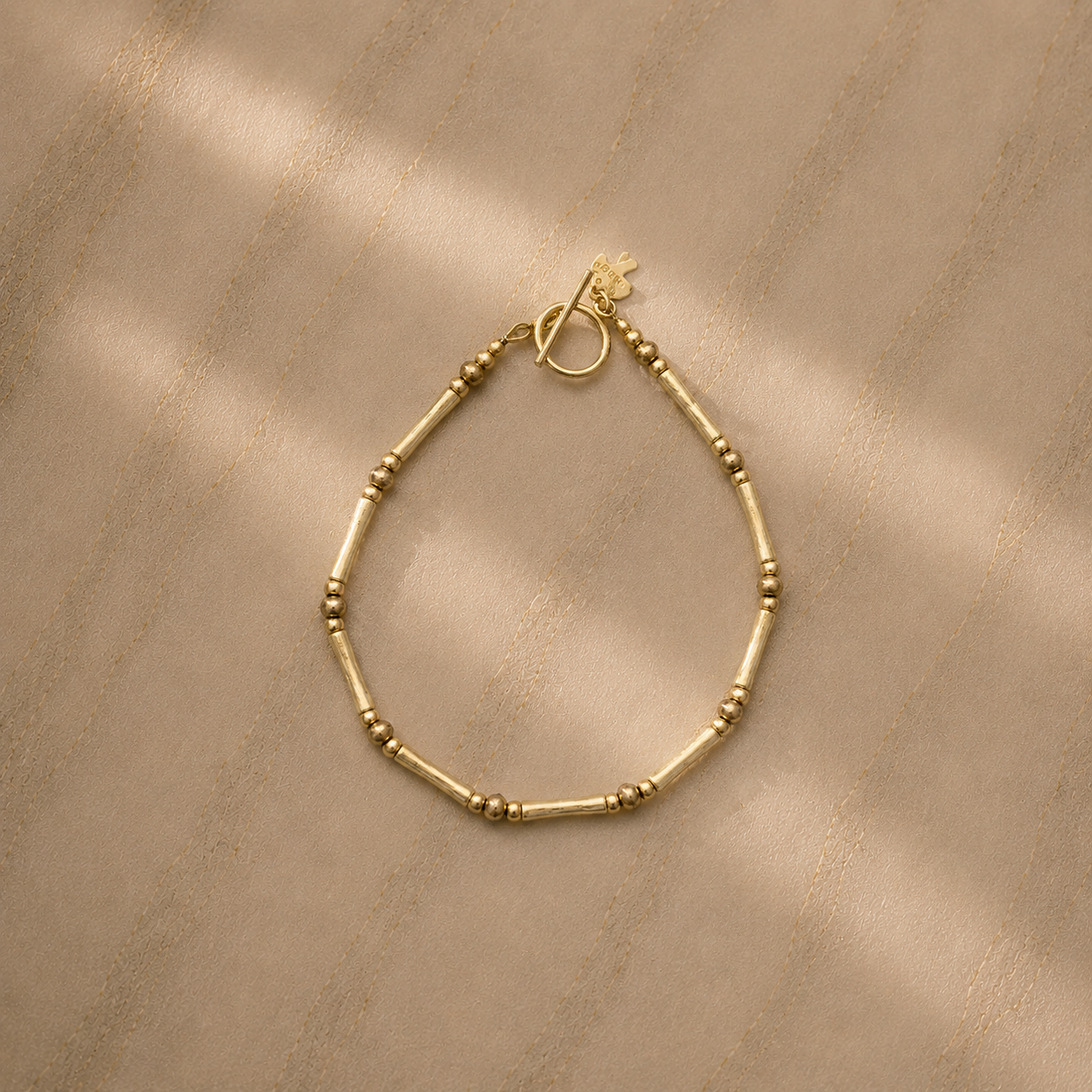 Bamboo Bracelet - 14k Gold