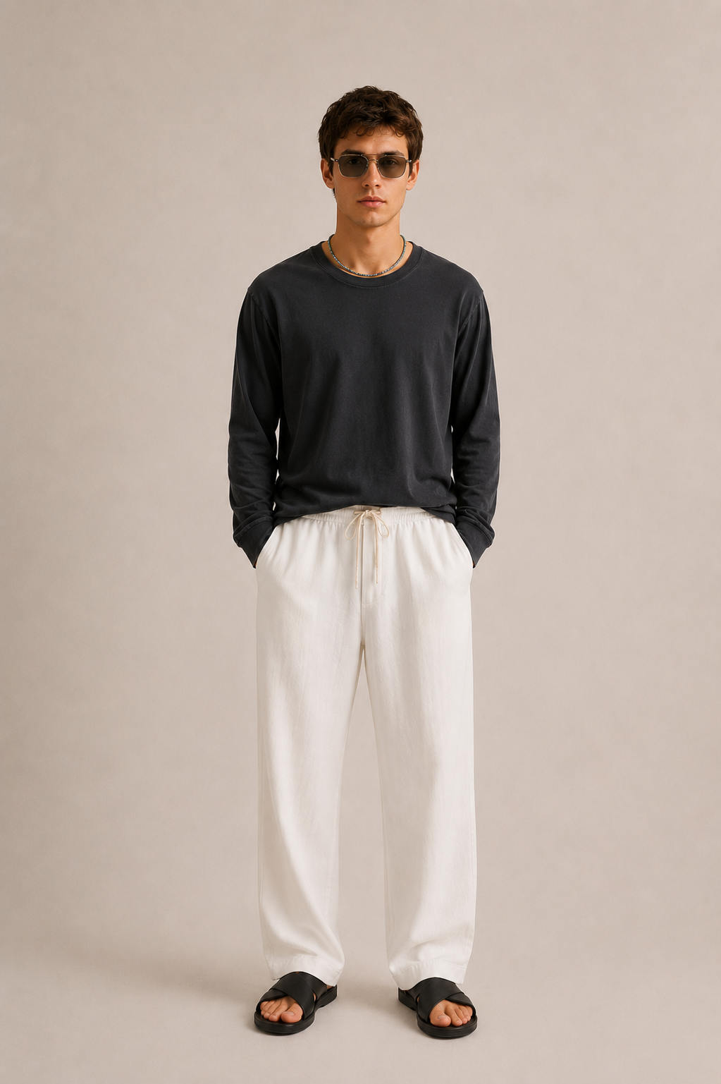 Luxe Supima L/S - Black Hole