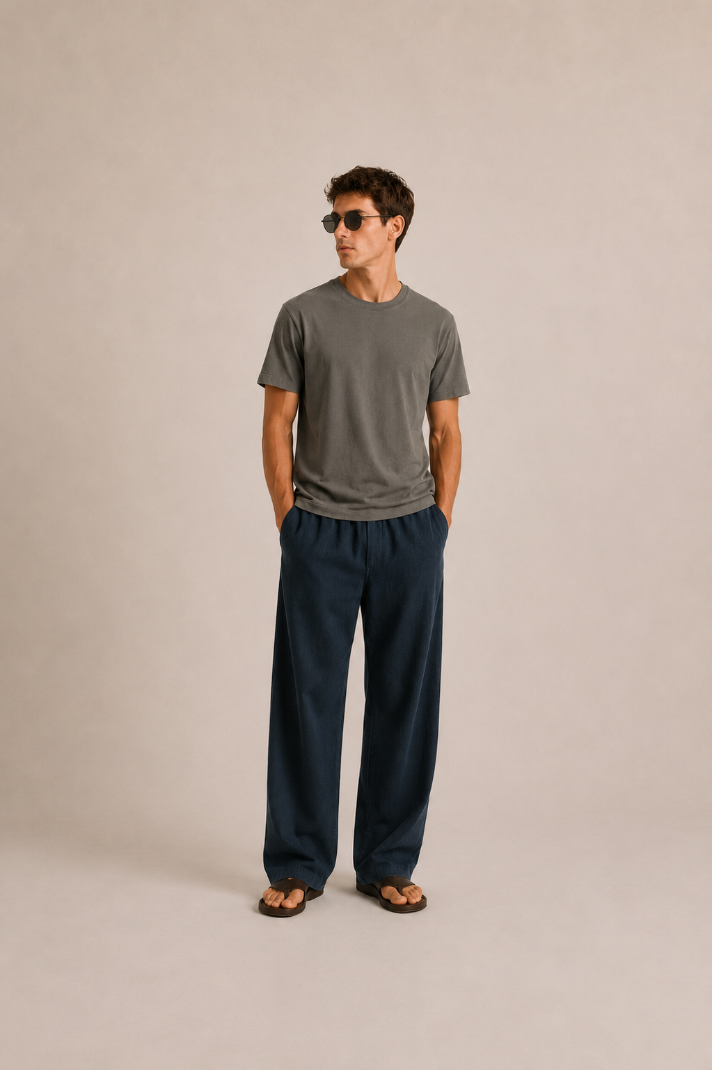 Luxe Supima Tee - Velvet Palm