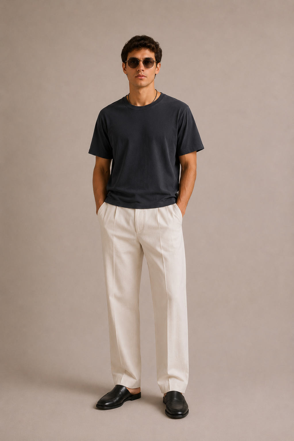 Luxe Supima Tee - Black Hole