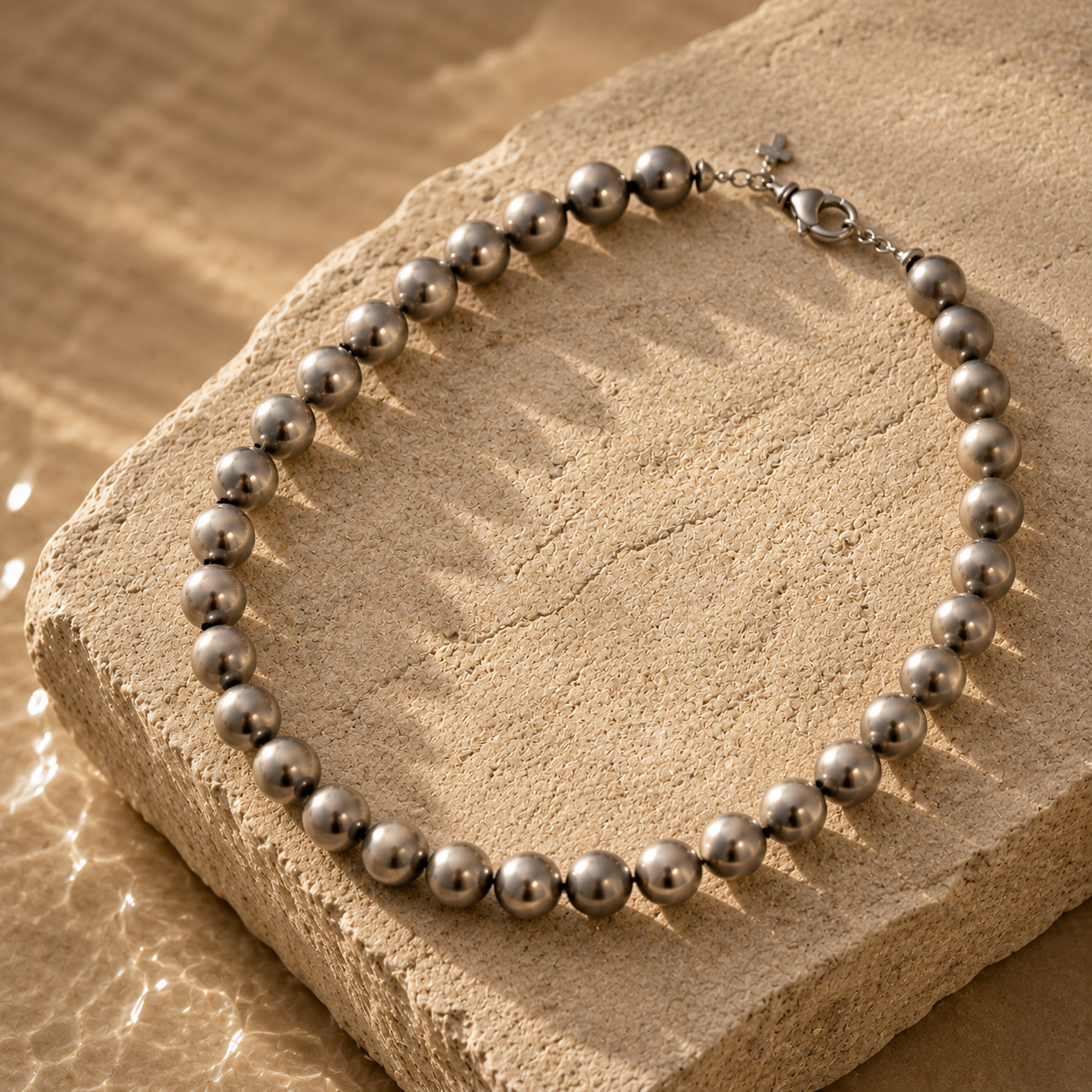 Desert Pearl Necklace 10mm