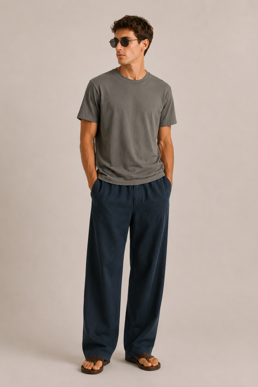 Luxe Supima Tee - Velvet Palm