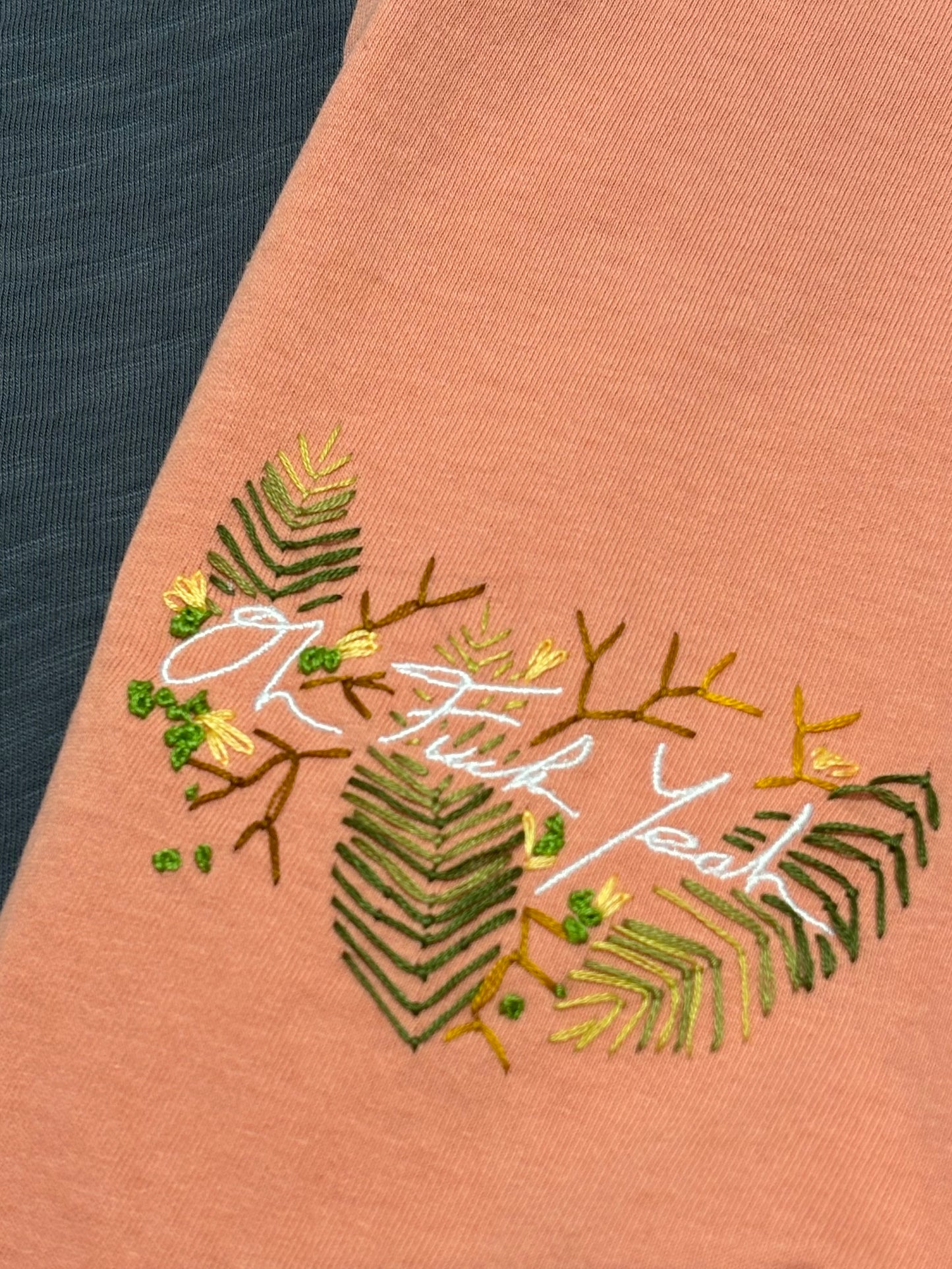 Signature Tee - Coral Palm