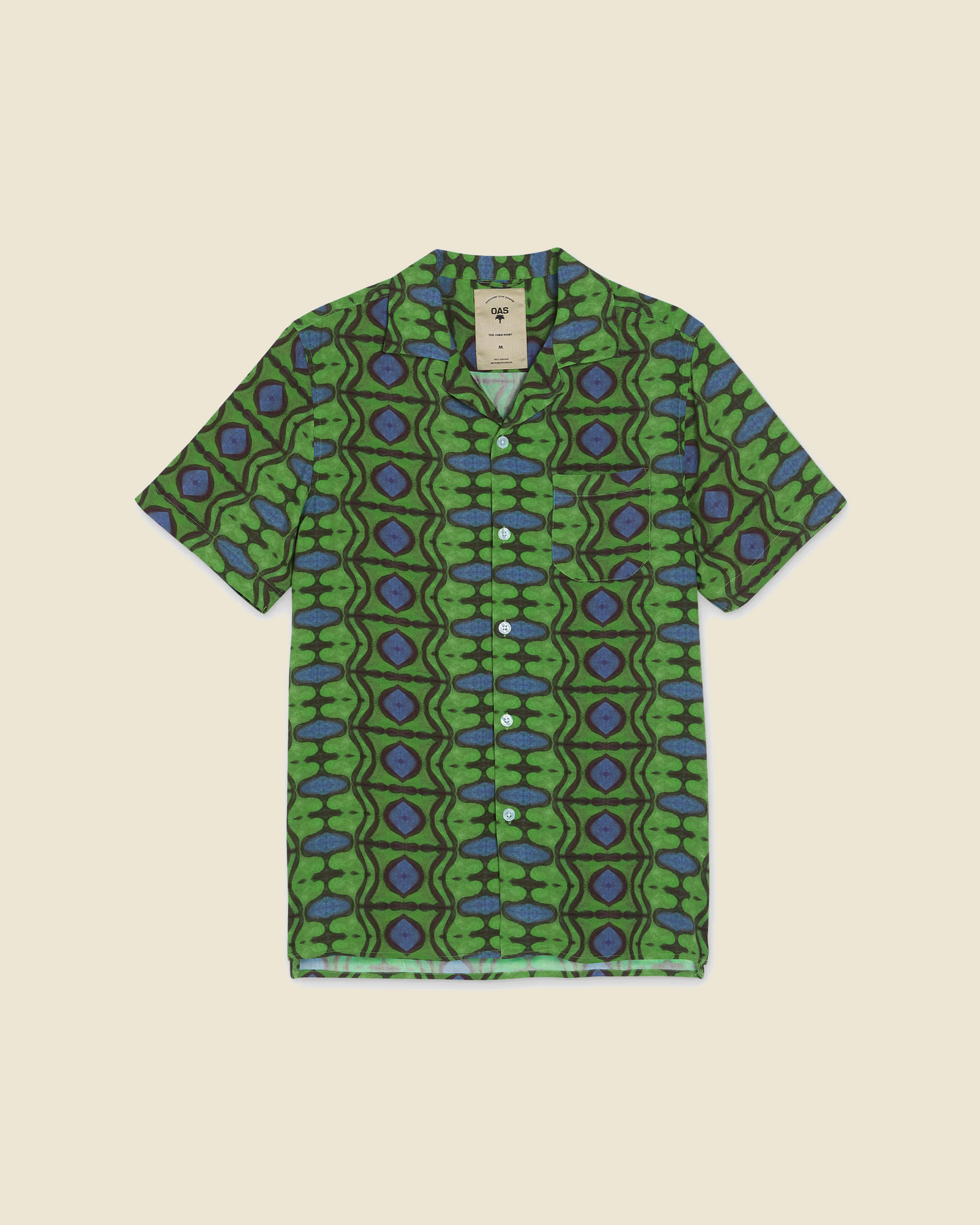 Emerald Blues Viscose Shirt