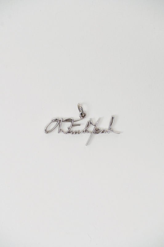 Signature Pendant - 14K White Gold