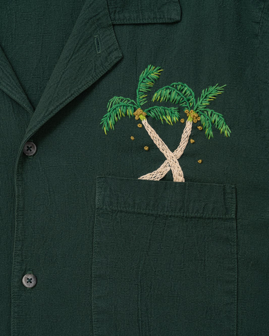 Crinkle S/S Shirt - Palm X
