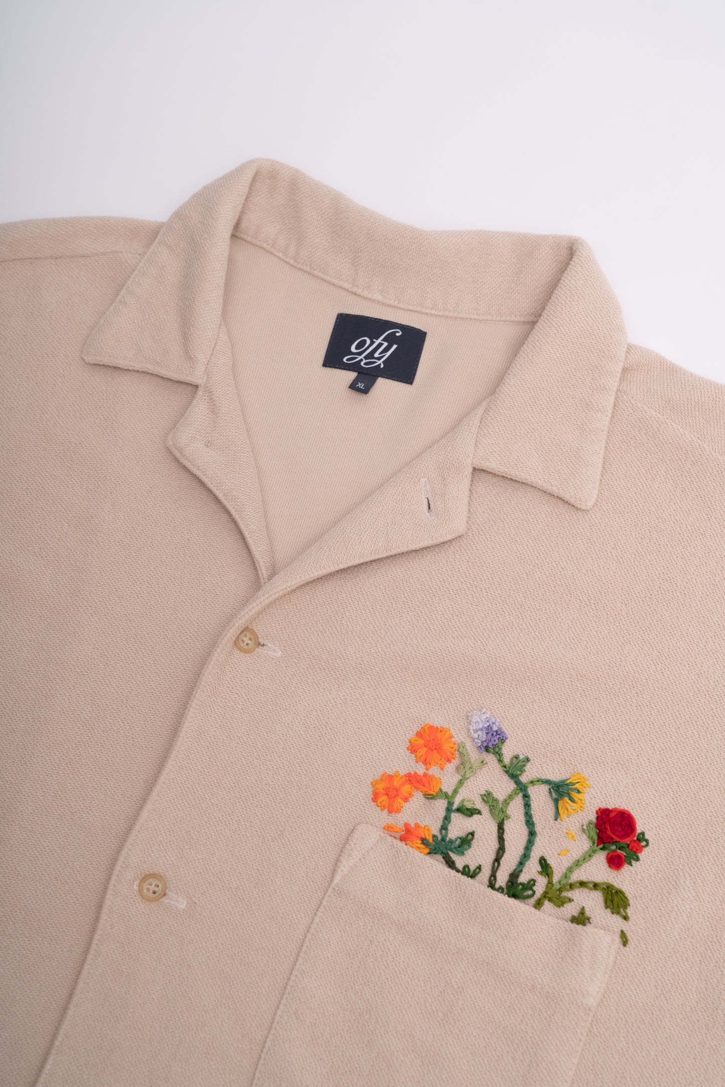 Horizon Shirt - Peach Floral