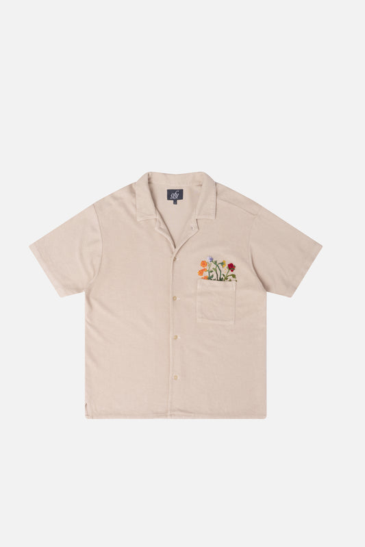 Horizon Shirt - Peach Floral