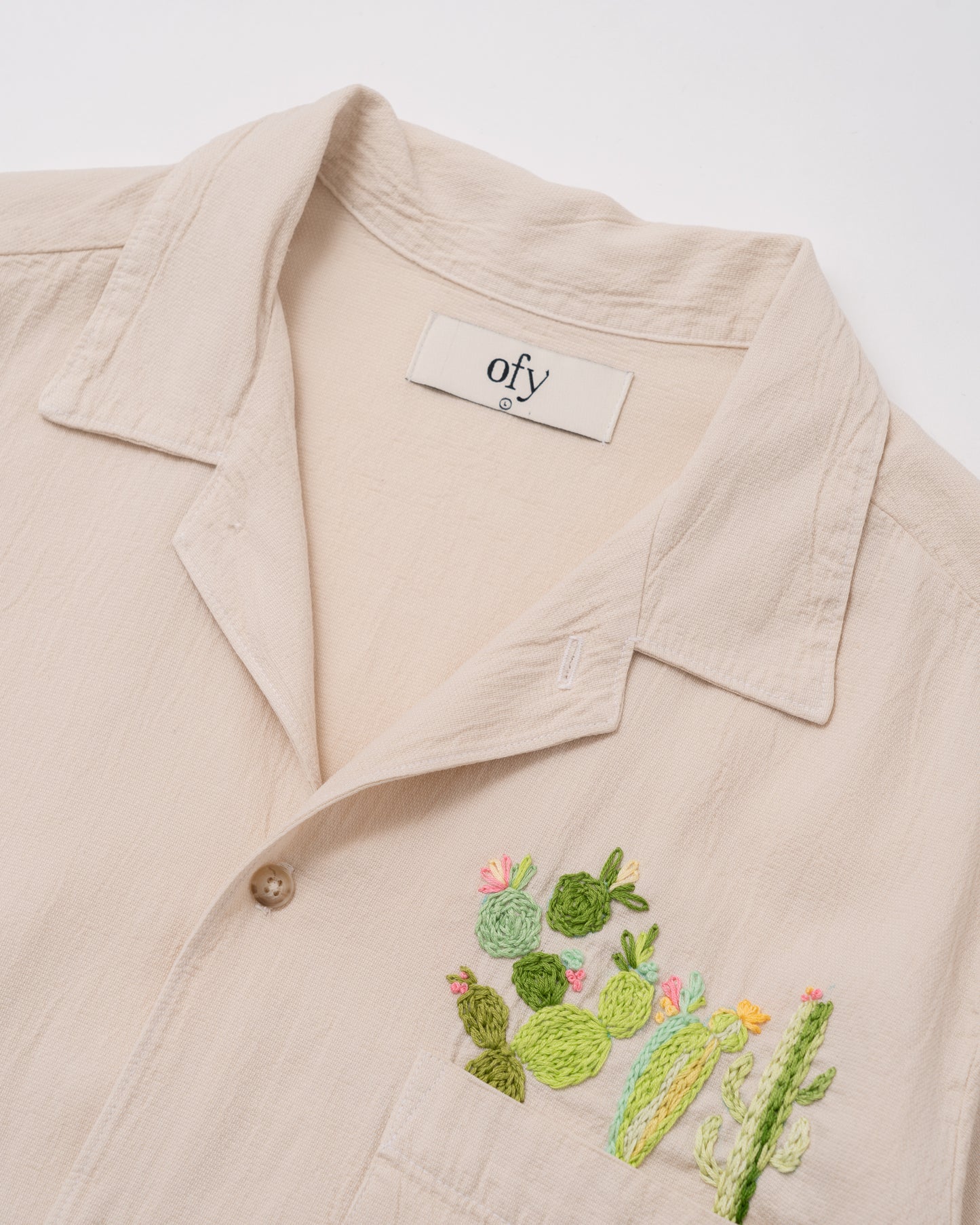 Crinkle S/S Shirt - Cacti Pocket