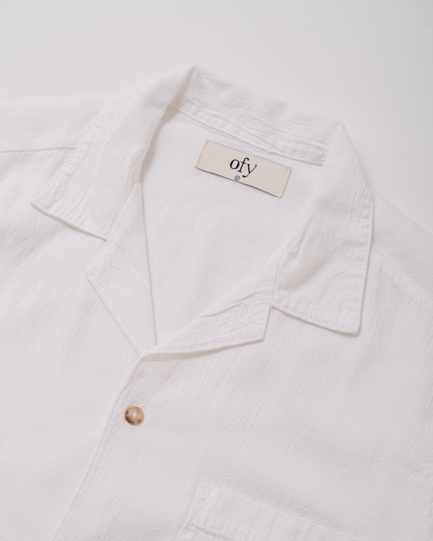 Horizon Crinkle L/S Shirt - Lucent White