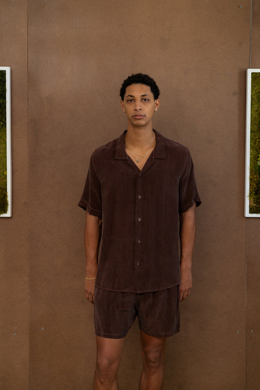 Iggy S/S Shirt - Downtown Brown