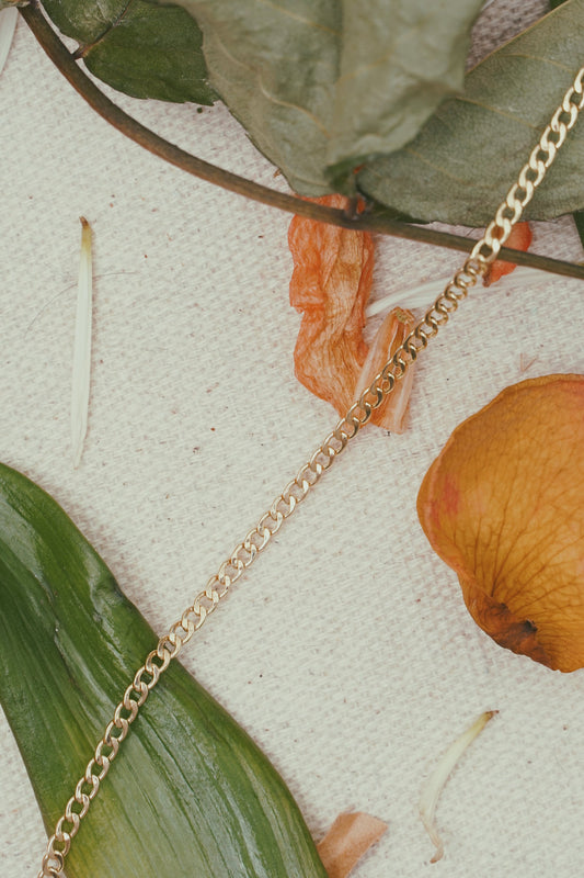 24" Curb Link Necklace - 14k Yellow Gold