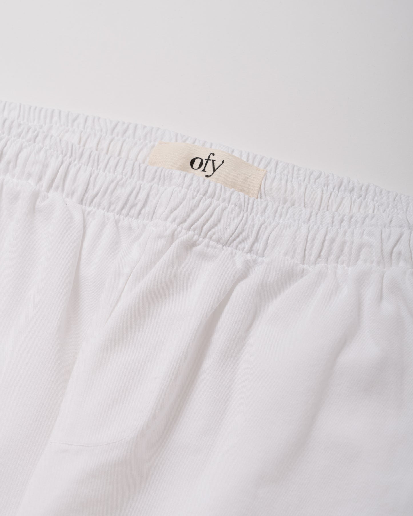 Cotton Twill Pant - Lucent White