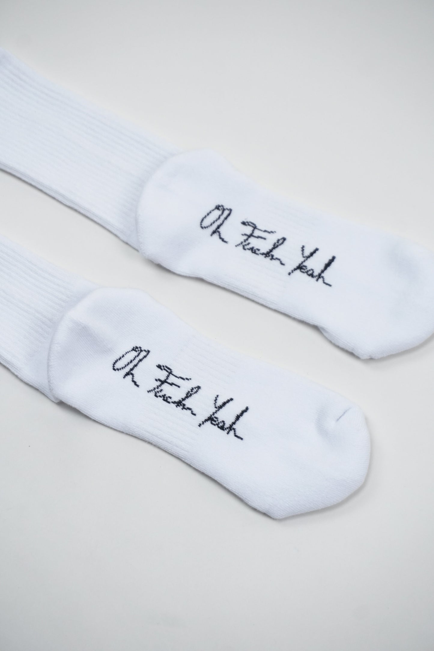 Signature Sock - White